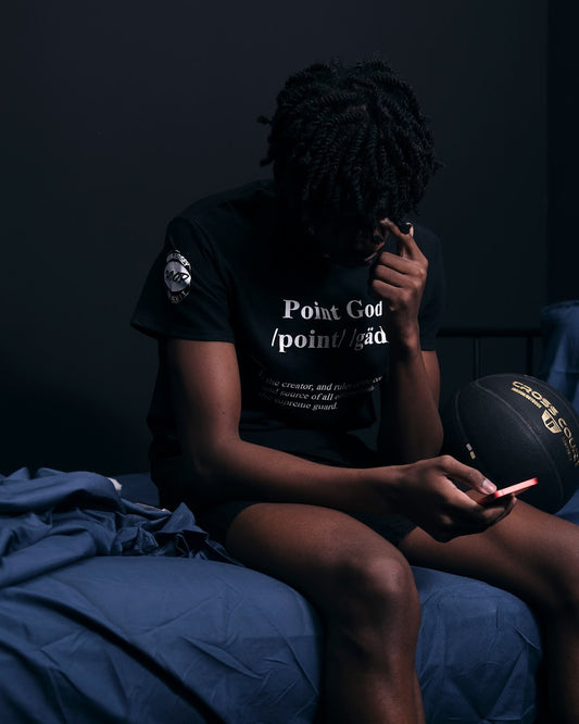 Black and White Point God T-Shirt