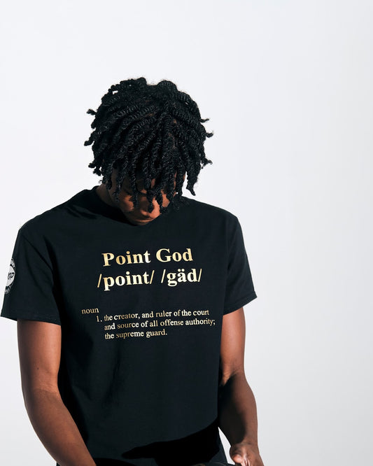 Black and Gold Point God T-Shirt